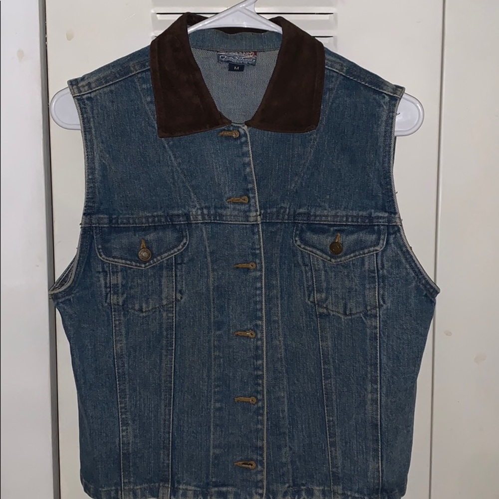 Vintage Jean Jacket Vest